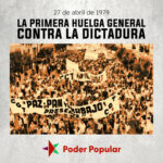 27 de abril de 1979, la primera huelga general contra la dictadura