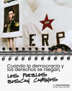 Cuando la democracia y los derechos se niegan, los pueblos buscan caminos